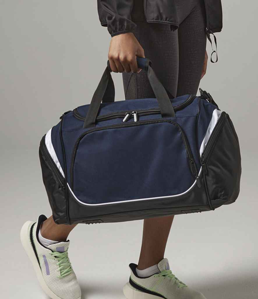 Quadra Pro Team Locker Bag | French Navy/White - Lancashire Teamwear