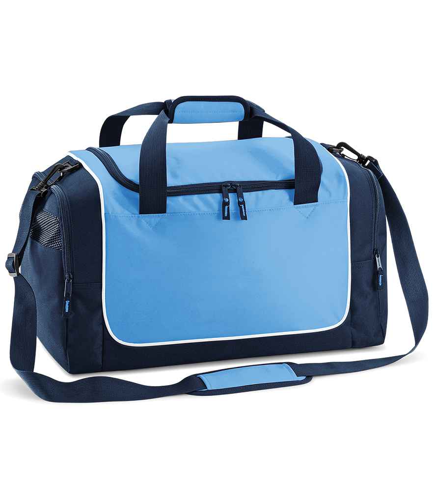 Quadra Teamwear Locker Bag Sky Blue/Navy/White
