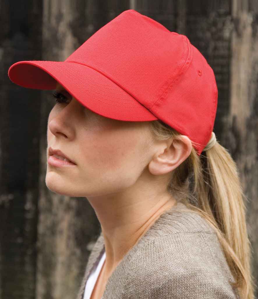 Result Cotton Cap | Red - Result Headwear Headwear - Lancashire Teamwear