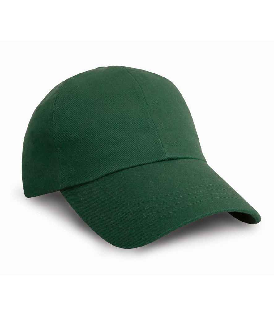 Result Heavy Cotton Drill Pro-Style Cap | Bottle Green - Result Headwear Headwear - Lancashire Teamwear