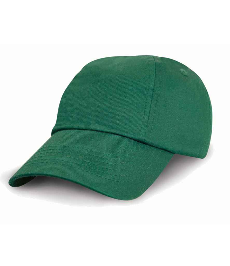 Result Kids Low Profile Cotton Cap | Bottle Green - Result Headwear Headwear - Lancashire Teamwear