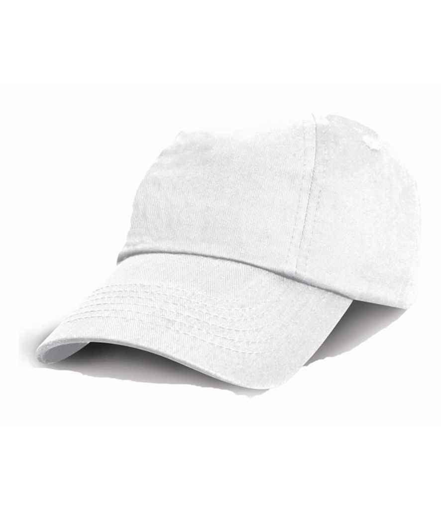 Result Kids Low Profile Cotton Cap White