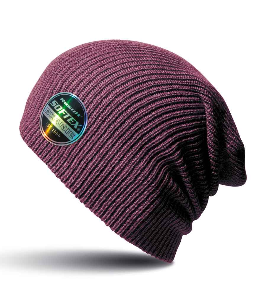 Result Core Softex® Beanie | Burgundy - Result Winter Essentials Headwear - Lancashire Teamwear