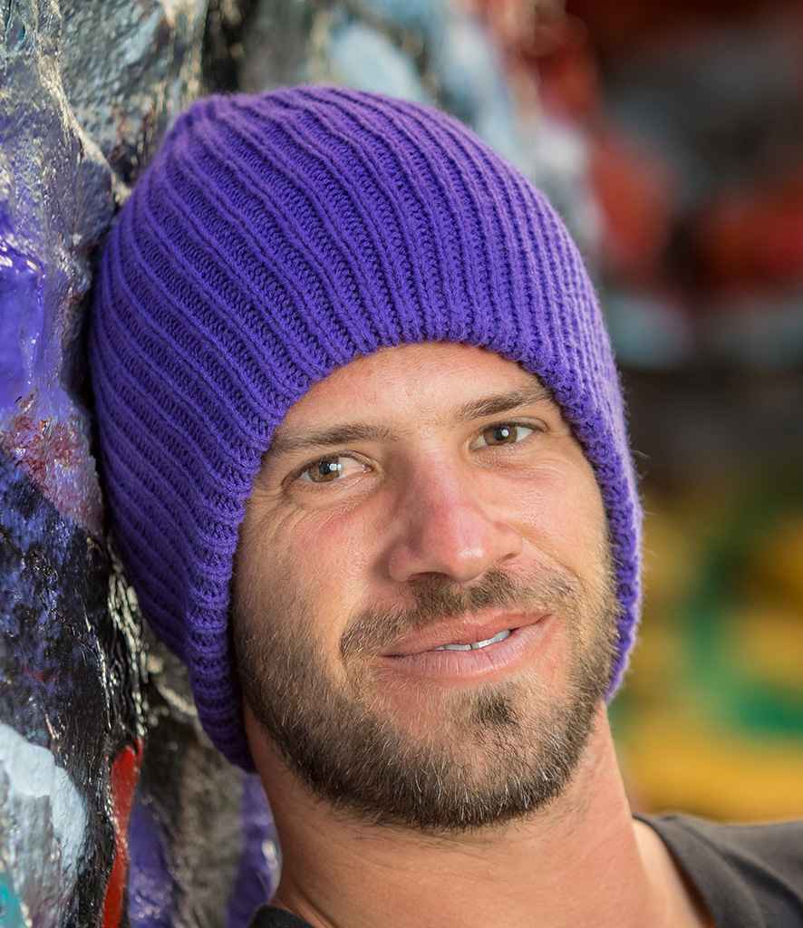 Result Core Softex® Beanie | Purple - Result Winter Essentials Headwear - Lancashire Teamwear