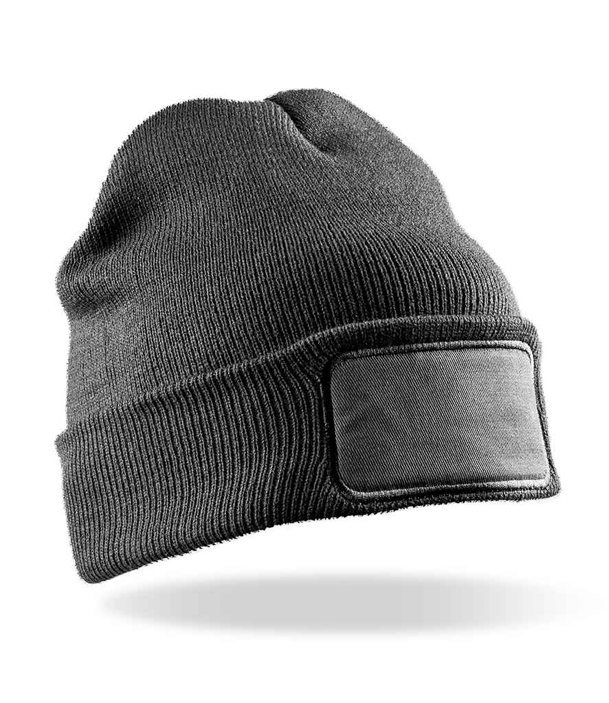 Result Double Knit Thinsulate™ Printers Beanie | Grey - Result Winter Essentials Headwear - Lancashire Teamwear