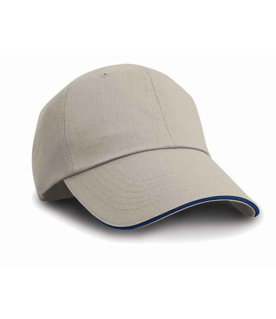 Result Herringbone Cap Tan/Navy