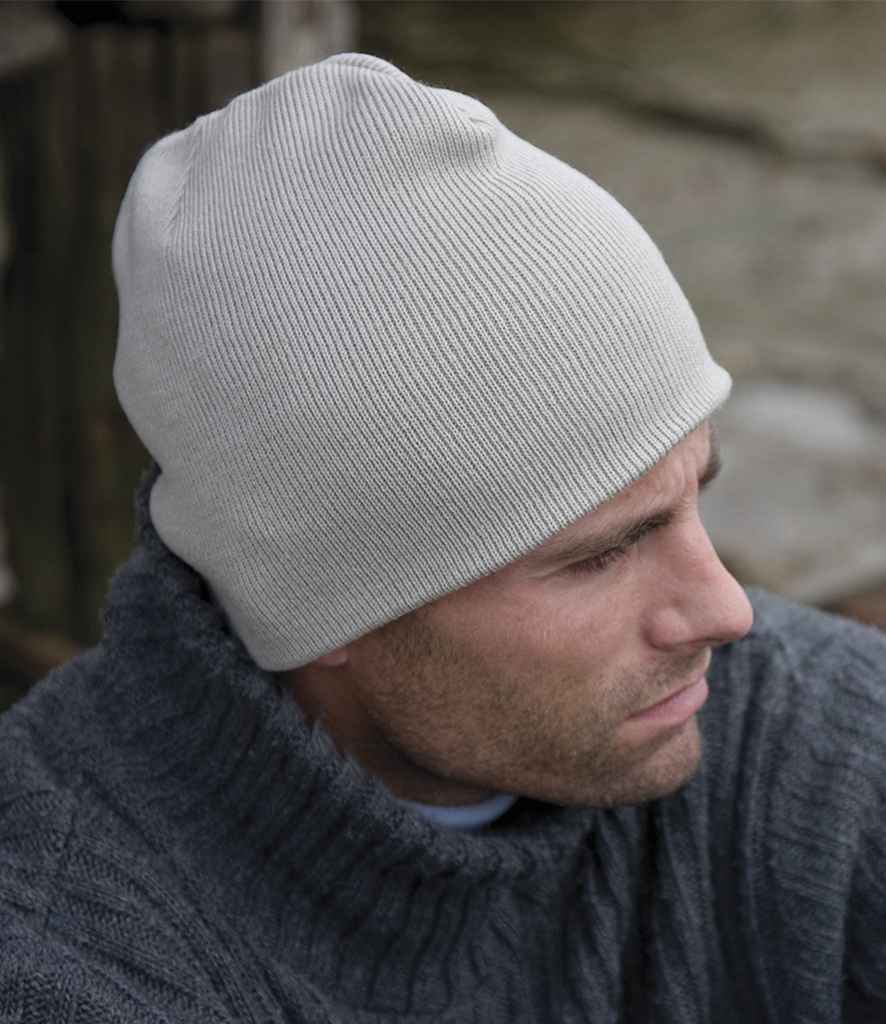 Result Soft Feel Acrylic Hat | Stone - Result Winter Essentials Headwear - Lancashire Teamwear