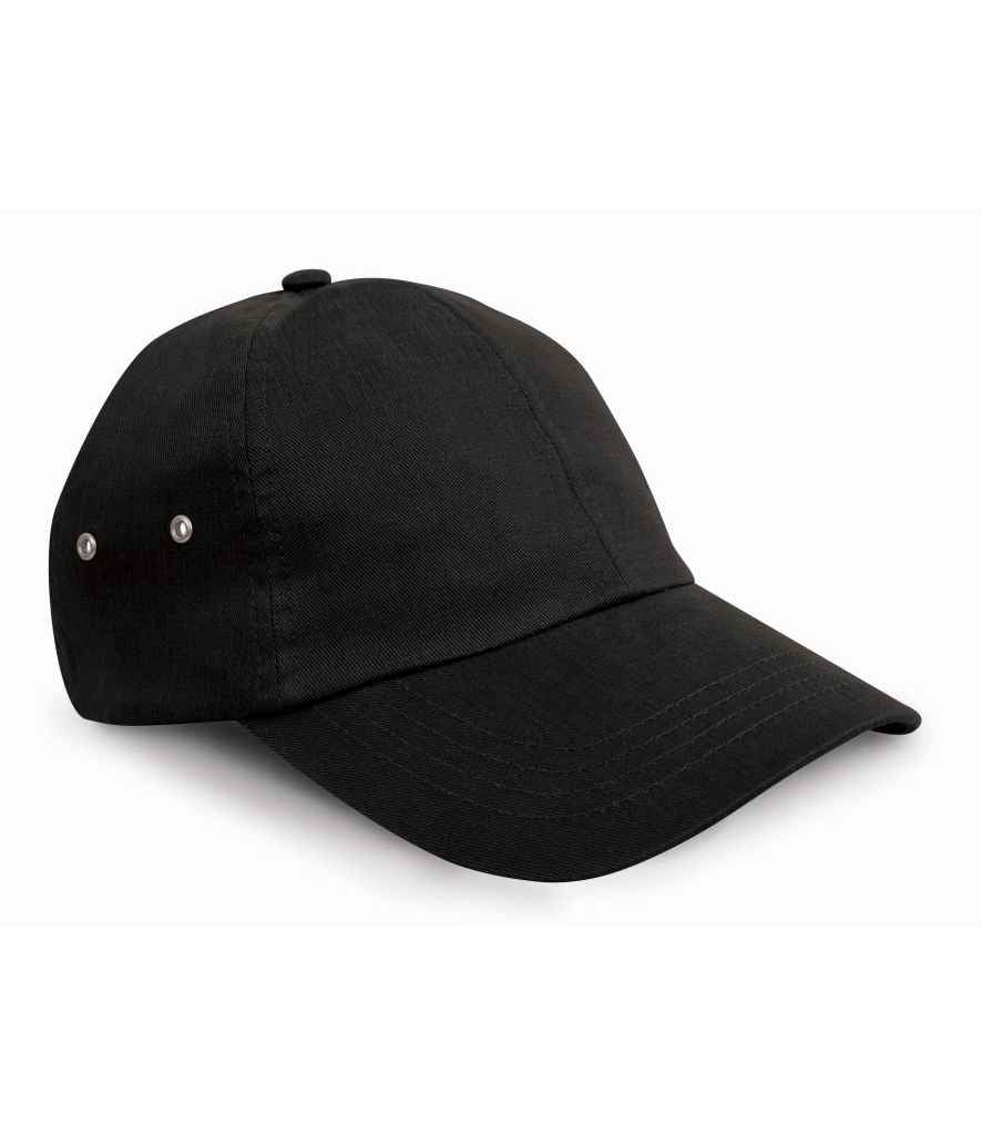 Result Plush Cap | Black - Result Headwear Headwear - Lancashire Teamwear