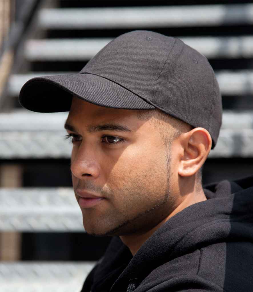 Result Memphis Brushed Cotton Cap | Charcoal - Result Headwear Headwear - Lancashire Teamwear