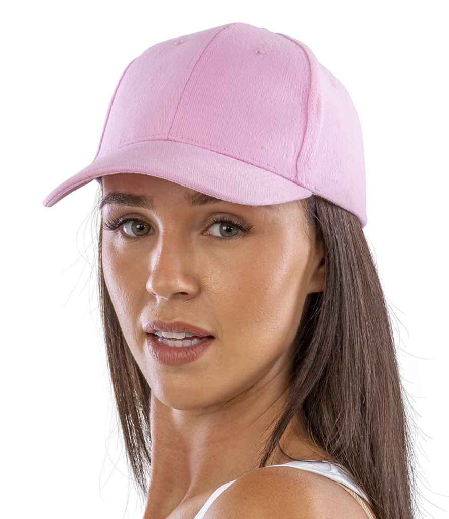 Result Memphis Brushed Cotton Cap | Pink - Result Headwear Headwear - Lancashire Teamwear