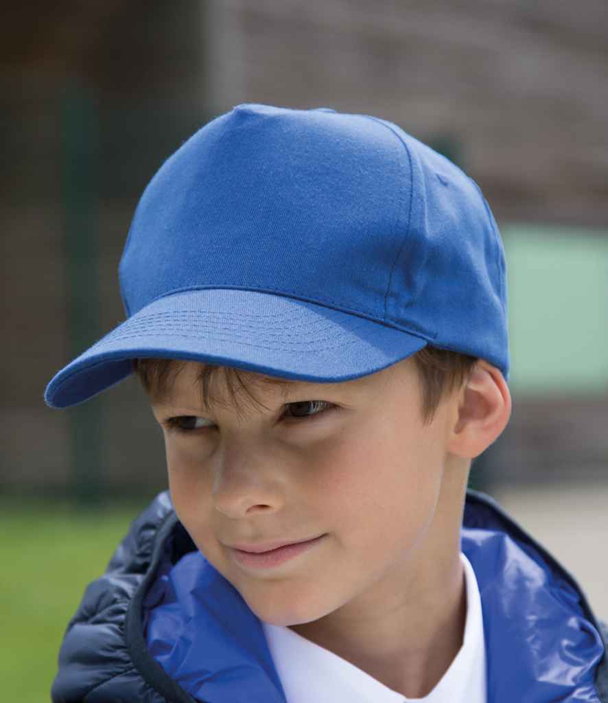 Result Kids Boston 5 Panel Printers Cap | Royal Blue - Result Headwear Headwear - Lancashire Teamwear