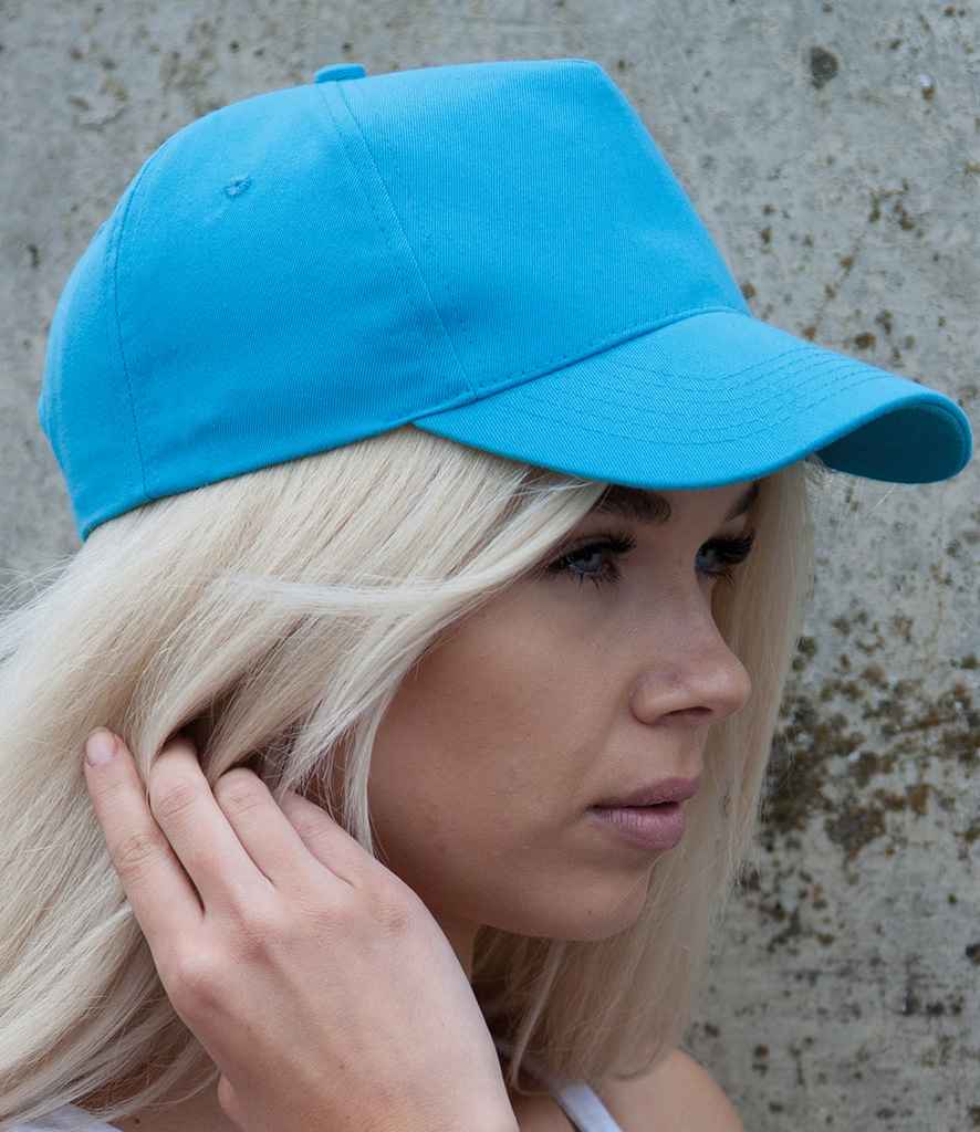 Result Boston 5 Panel Printers Cap | Aqua - Result Headwear Headwear - Lancashire Teamwear