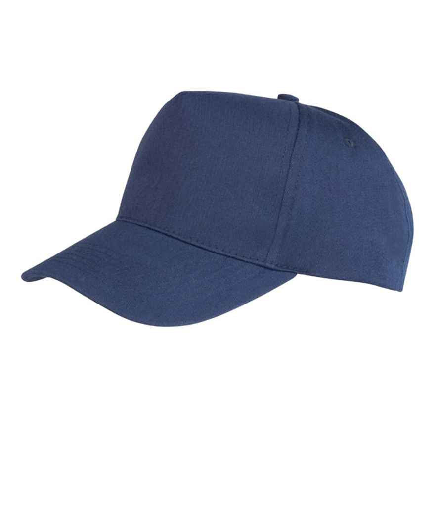 Result Boston 5 Panel Printers Cap Navy