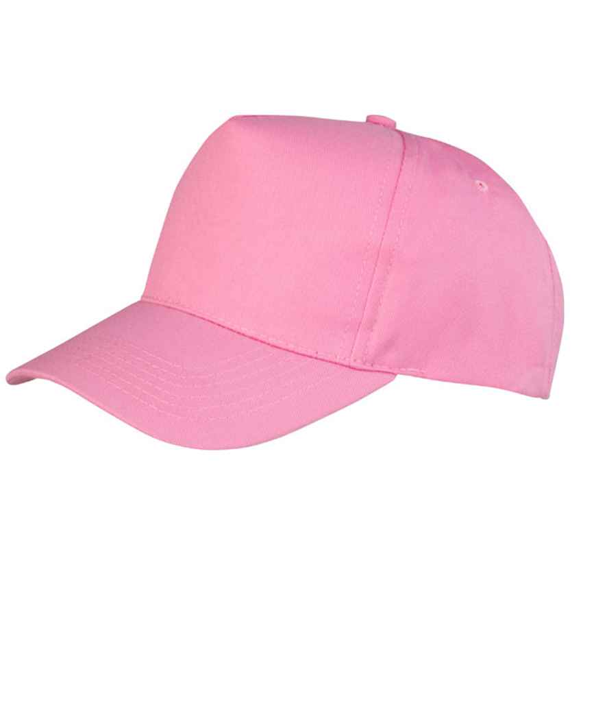 Result Boston 5 Panel Printers Cap | Pink - Result Headwear Headwear - Lancashire Teamwear