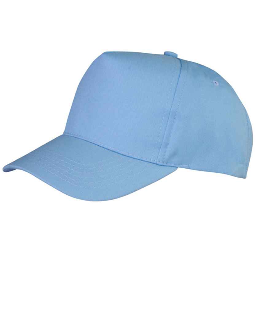 Result Boston 5 Panel Printers Cap | Sky Blue - Result Headwear Headwear - Lancashire Teamwear