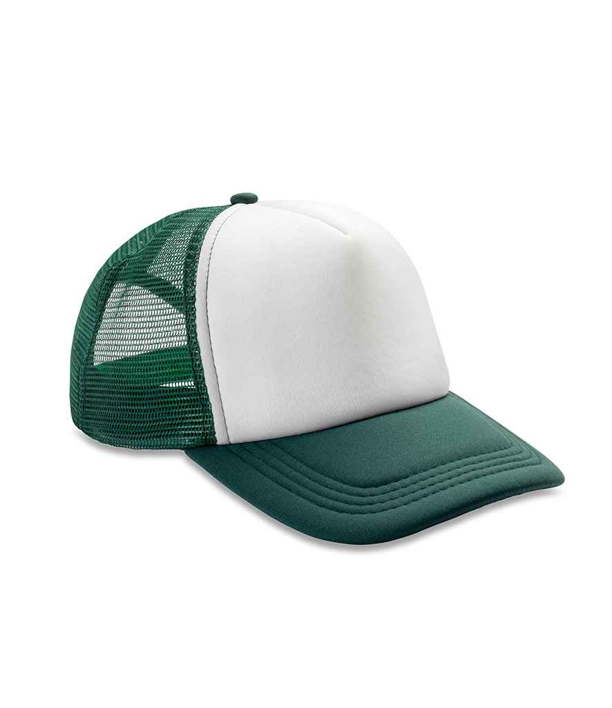 Result Core 1/2 Mesh Truckers Cap Bottle Green/White