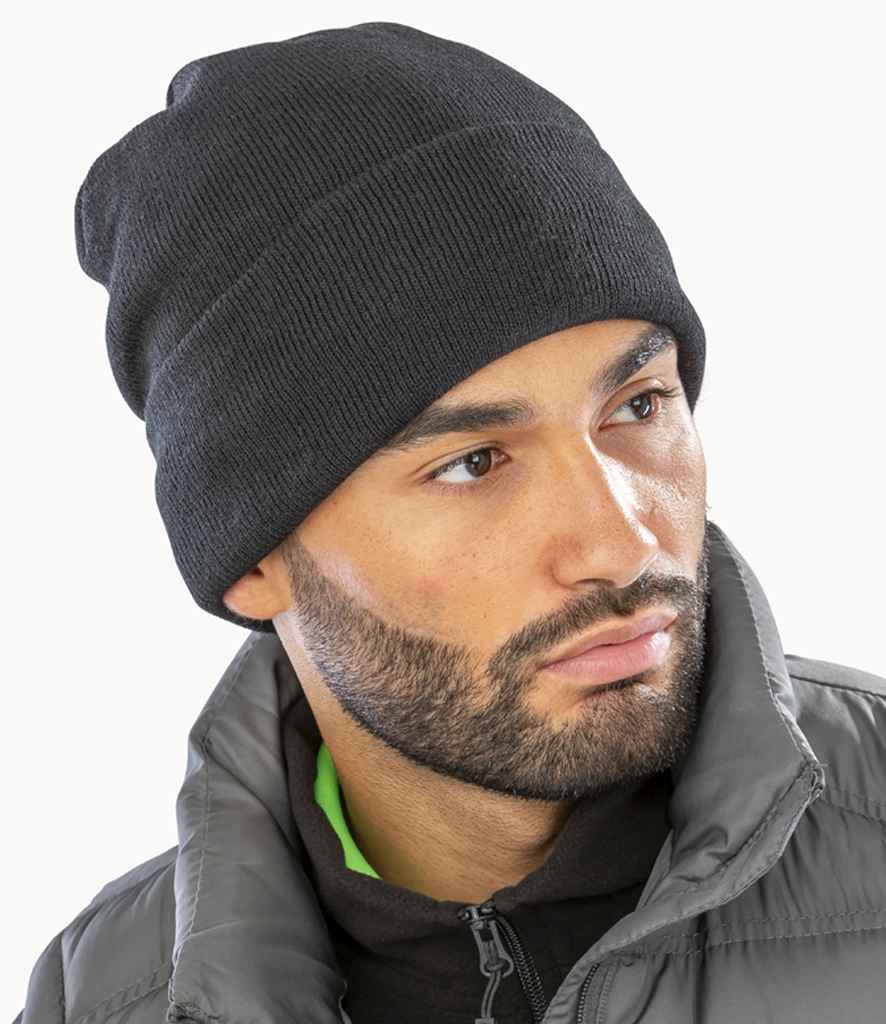 Result Lightweight Thinsulate™ Hat | Black - Result Winter Essentials Headwear - Lancashire Teamwear