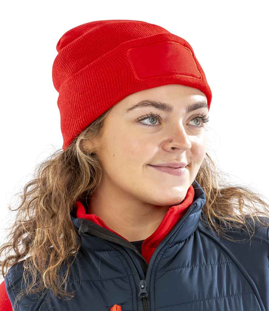Result Genuine Recycled Thinsulate™ Printers Beanie | Red Headwear - Lancashire Teamwear