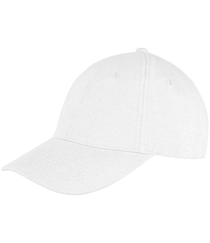 Result Genuine Recycled Low Profile Cap | White Headwear - Lancashire Teamwear
