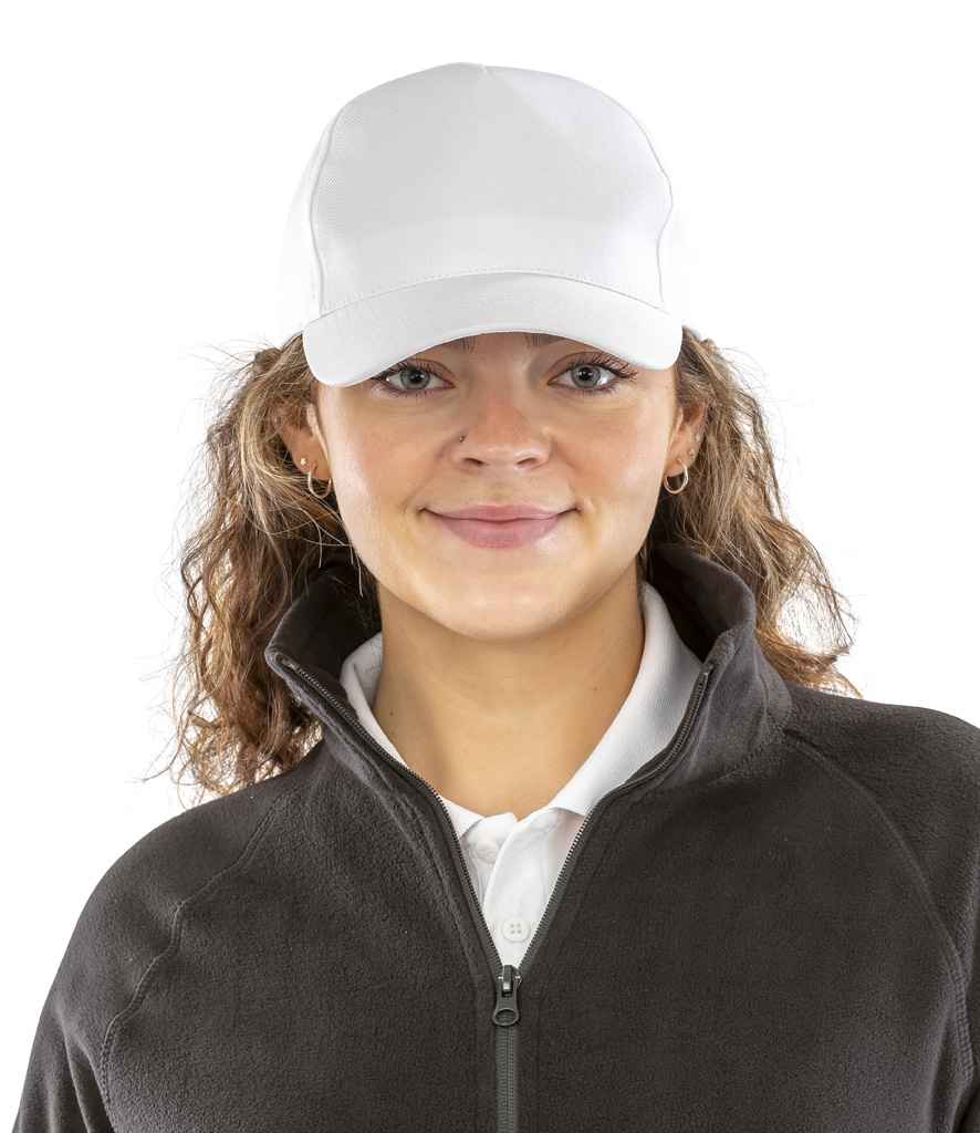 Result Genuine Recycled Printers Cap | White Headwear - Lancashire Teamwear