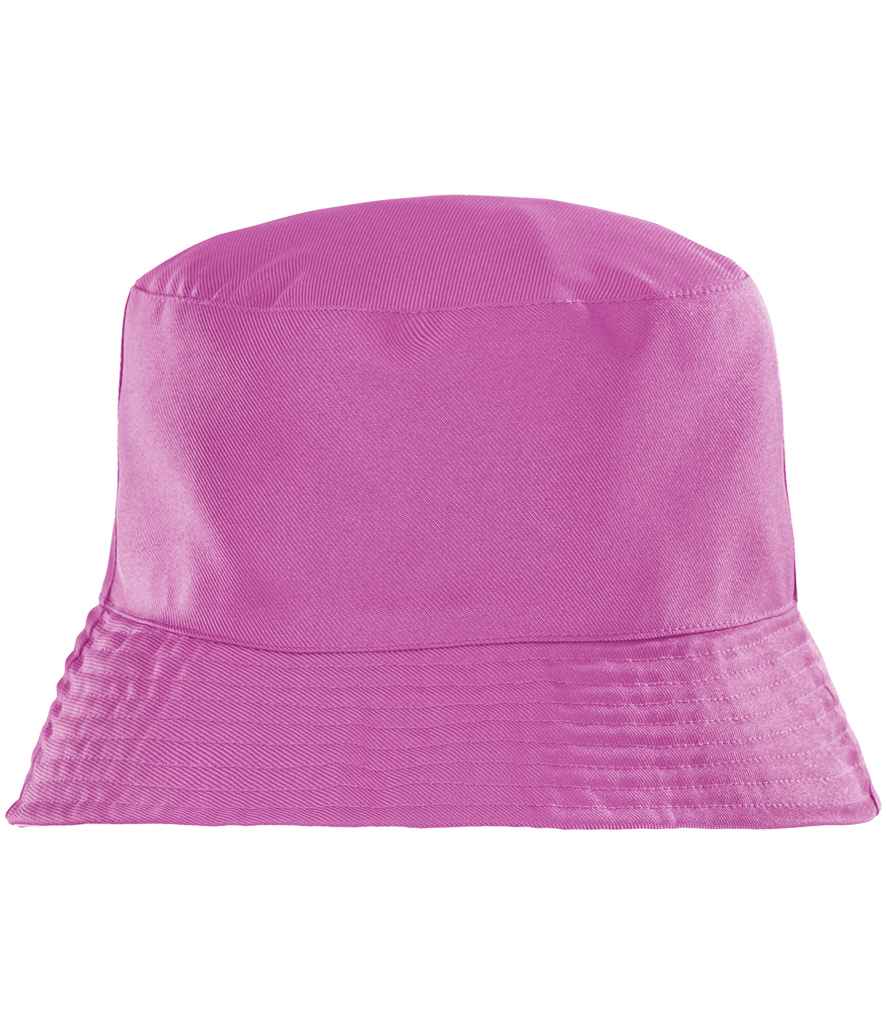 Result Genuine Recycled Core Reversible Bucket Hat Pink/White