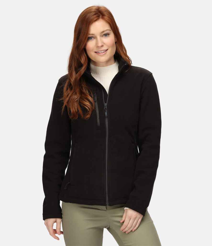 Regatta Honestly Made Ladies Recycled Fleece Jacket | Black - Lancashire Teamwear