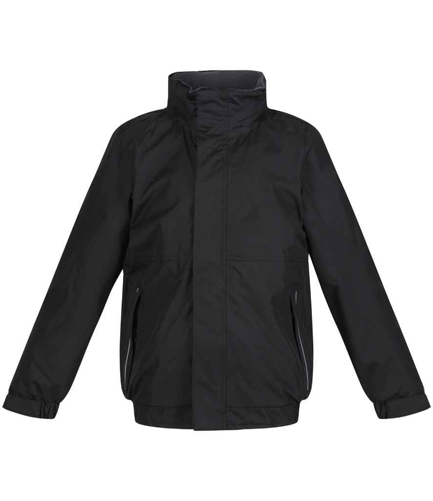 Regatta Kids Dover Waterproof Insulated Jacket Black/Ash