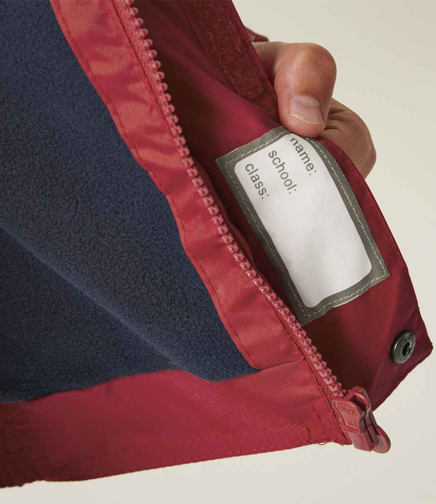 Regatta Kids Dover Waterproof Insulated Jacket | Classic Red/Navy - Regatta Professional - Lancashire Teamwear