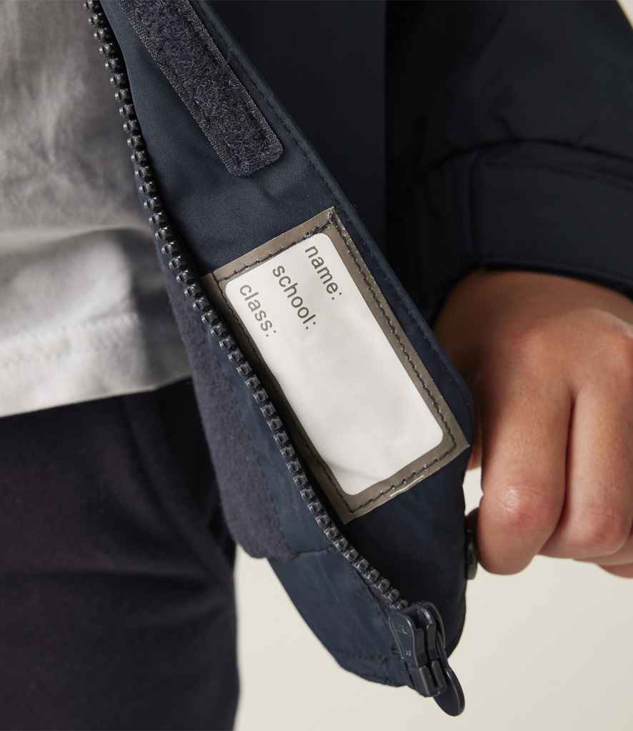Regatta Kids Dover Waterproof Insulated Jacket | Navy/Navy - Regatta Professional - Lancashire Teamwear