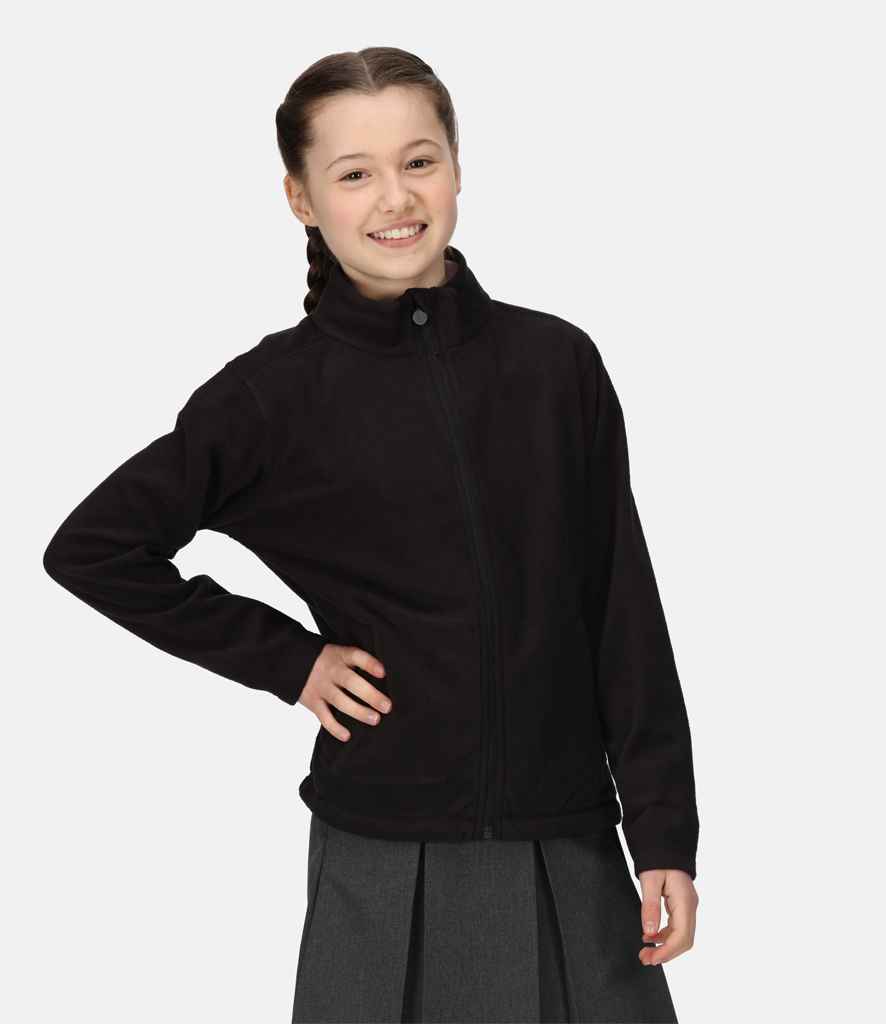 Regatta Kids Brigade II Micro Fleece Jacket | Black - Regatta Professional - Lancashire Teamwear