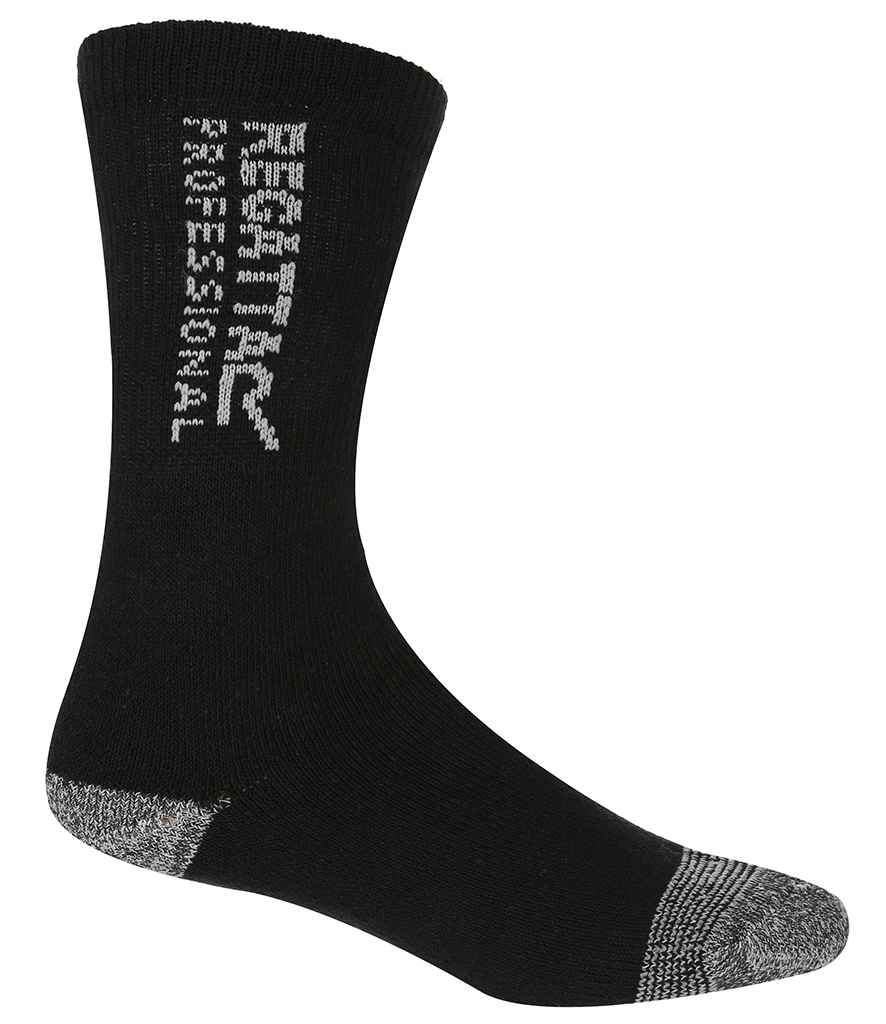 Regatta 3 Pack Workwear Socks | Black - Regatta Professional - Lancashire Teamwear