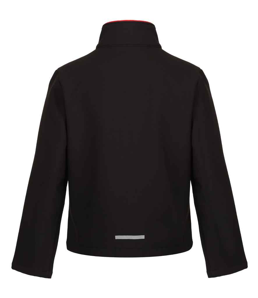 Regatta Kids Ablaze Soft Shell Jacket | Black/Classic Red - Regatta Professional - Lancashire Teamwear