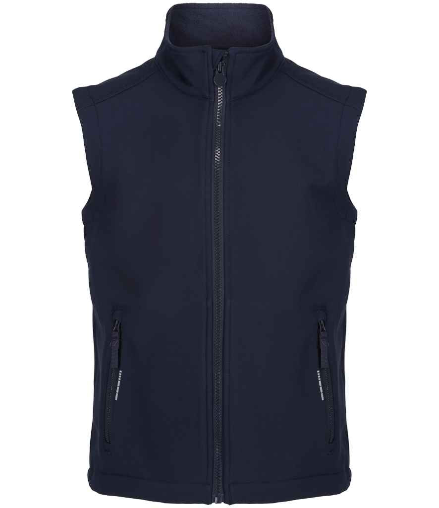 Regatta Kids Ablaze Soft Shell Bodywarmer | Navy/Navy - Regatta Professional Gilet - Lancashire Teamwear