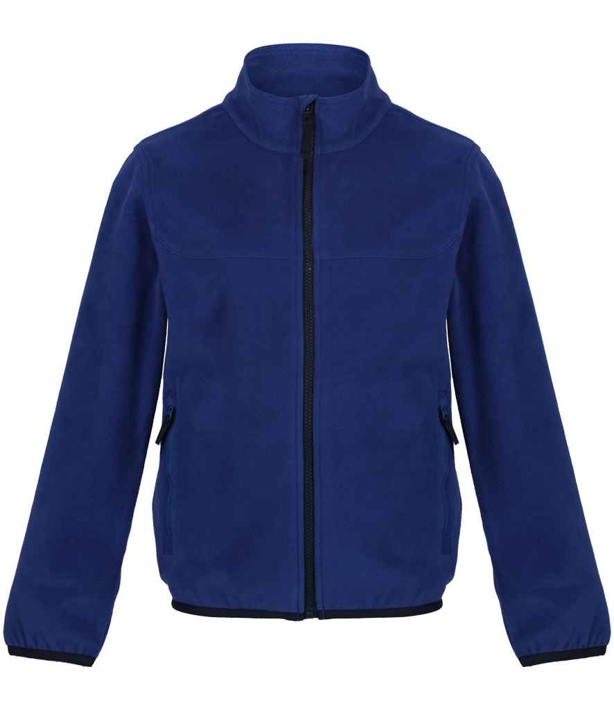 Regatta Kids Full Zip Micro Fleece Jacket | New Royal Blue/Navy - Regatta Professional - Lancashire Teamwear