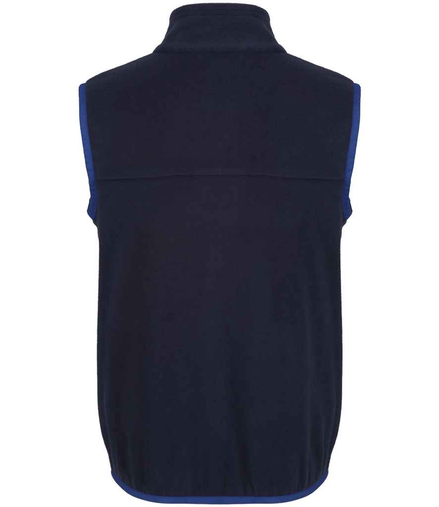 Regatta Kids Micro Fleece Bodywarmer | Navy/New Royal Blue - Regatta Professional Gilet - Lancashire Teamwear