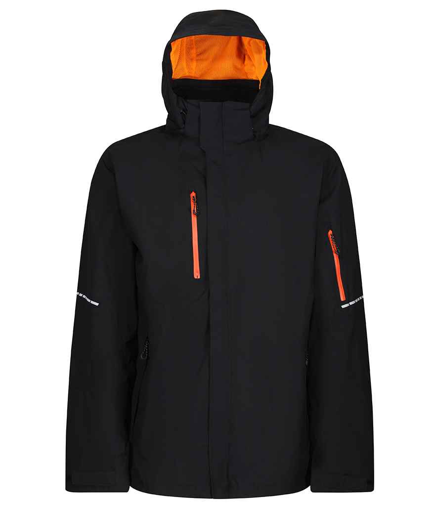Regatta X-Pro Exosphere II Shell Jacket Black/Magma Orange