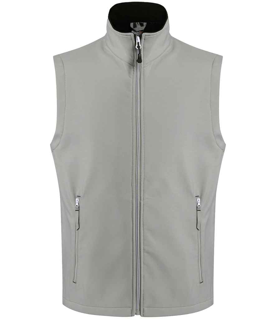 Regatta Ascender Two Layer Soft Shell Bodywarmer | Mineral Grey/Black - Regatta Professional Gilet - Lancashire Teamwear