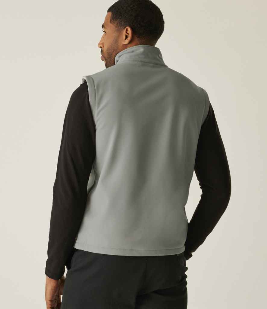 Regatta Ascender Two Layer Soft Shell Bodywarmer | Mineral Grey/Black - Regatta Professional Gilet - Lancashire Teamwear