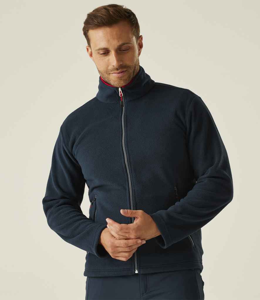 Regatta Ascender Fleece Jacket | Navy/Classic Red - Regatta Professional - Lancashire Teamwear