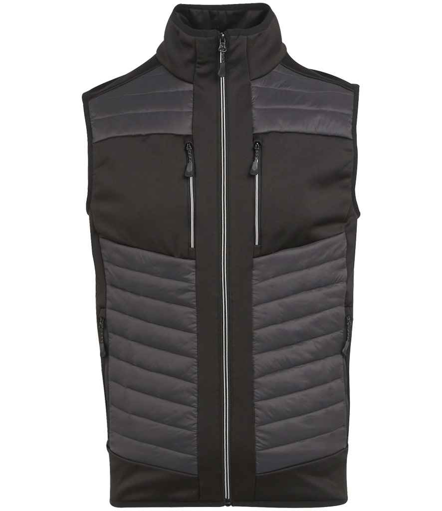 Regatta E-Volve Unisex Thermal Hybrid Bodywarmer Ash/Black