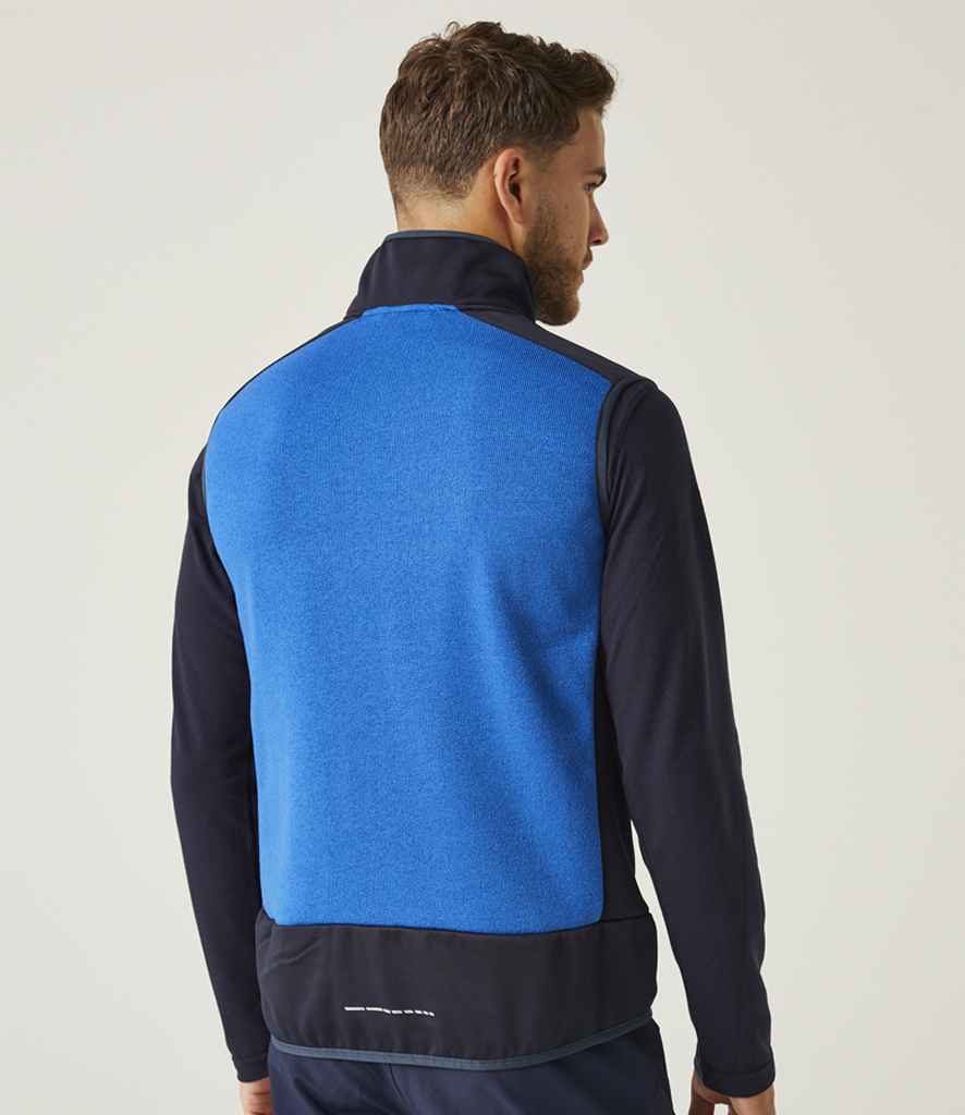 Regatta E-Volve Unisex Knit Effect Stretch Bodywarmer | Strong Blue/Navy - Regatta Professional Gilet - Lancashire Teamwear
