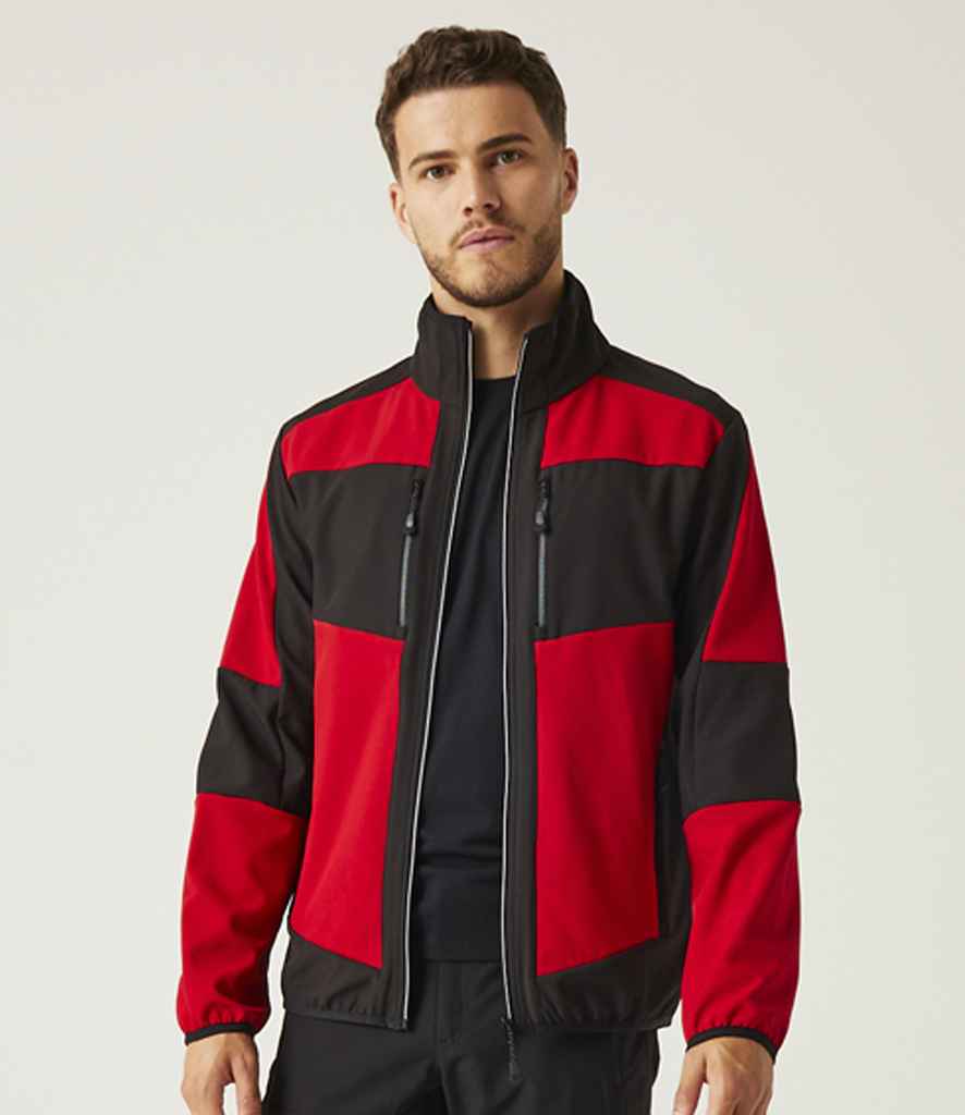 Regatta E-Volve Unisex Two Layer Soft Shell Jacket | Classic Red/Black - Regatta Professional - Lancashire Teamwear