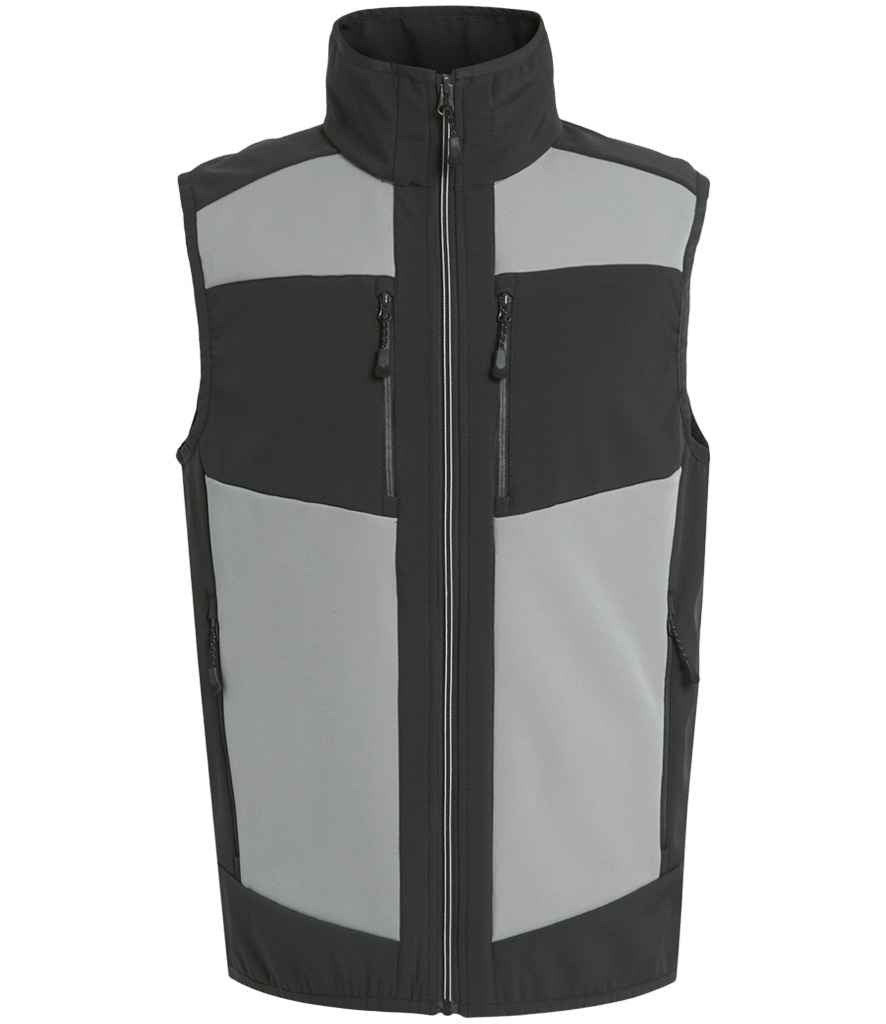 Regatta E-Volve Unisex Two Layer Soft Shell Bodywarmer | Mineral Grey/Ash - Regatta Professional Gilet - Lancashire Teamwear