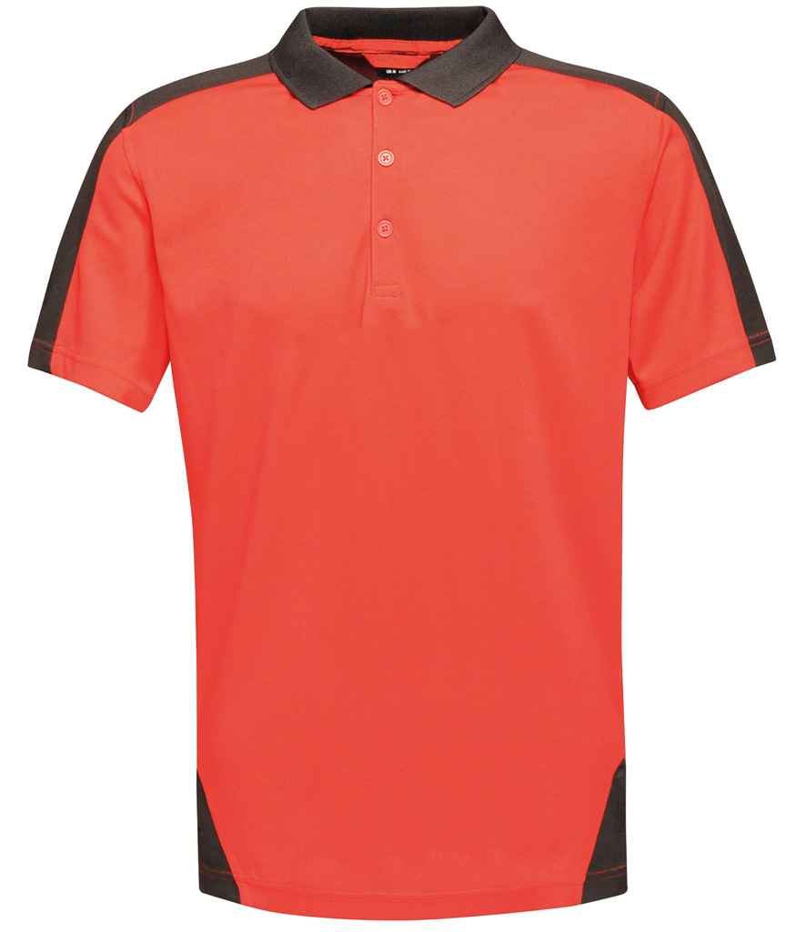 Regatta Contrast Quick Wicking Piqué Polo Shirt | Classic Red/Black - Regatta Professional - Lancashire Teamwear