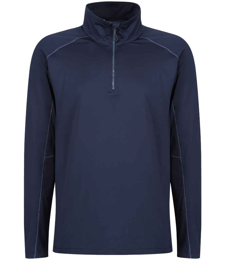 Regatta Core Stretch Half Zip Midlayer Top | Navy - Regatta Professional Sweatshirt - Lancashire Teamwear