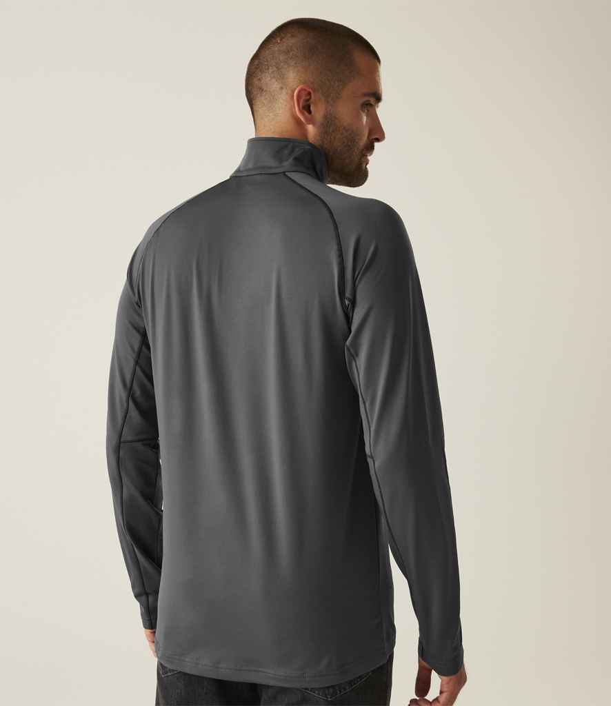 Regatta Core Stretch Half Zip Midlayer Top | Seal Grey - Regatta Professional Sweatshirt - Lancashire Teamwear