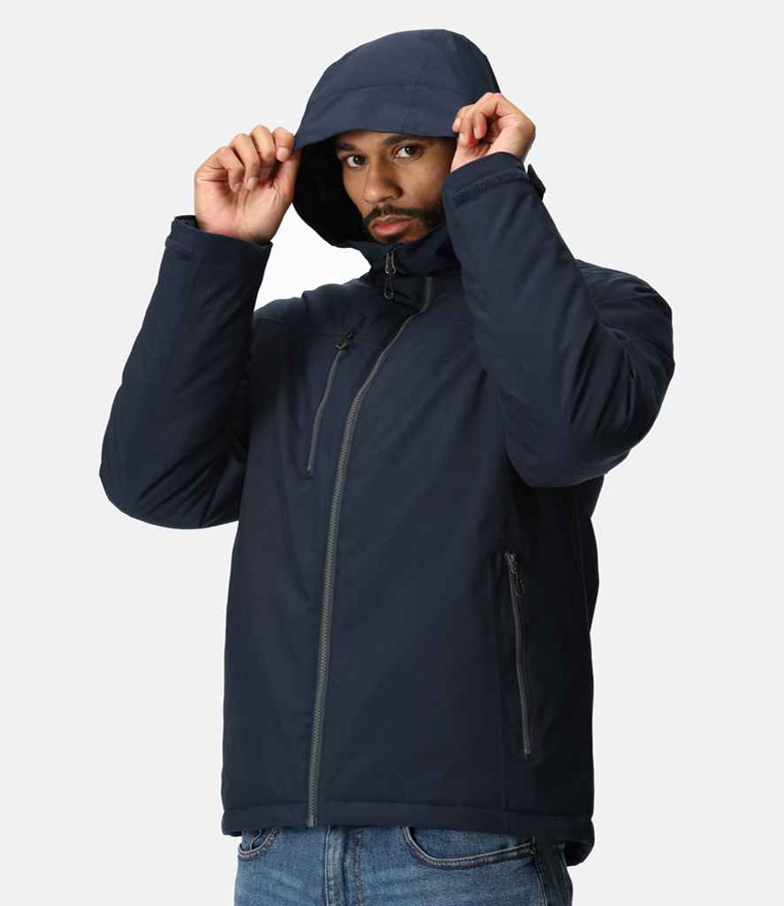 Regatta Navigate Waterproof Insulated Jacket | Navy/Seal Grey - Regatta Professional - Lancashire Teamwear