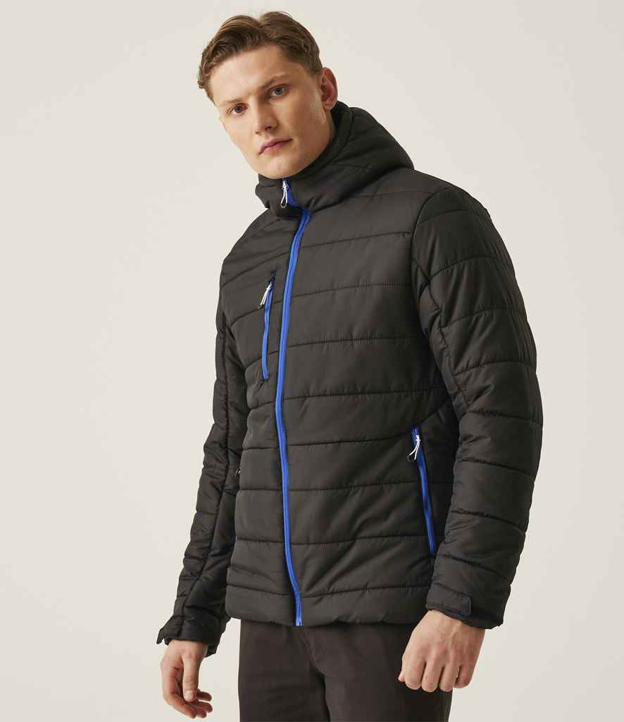 Regatta Navigate Thermal Jacket | Black/New Royal Blue - Regatta Professional - Lancashire Teamwear