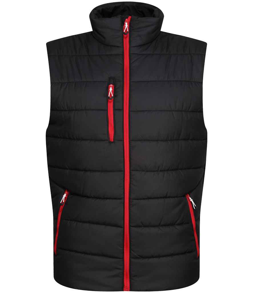 Regatta Navigate Thermal Bodywarmer | Black/Classic Red - Regatta Professional Gilet - Lancashire Teamwear