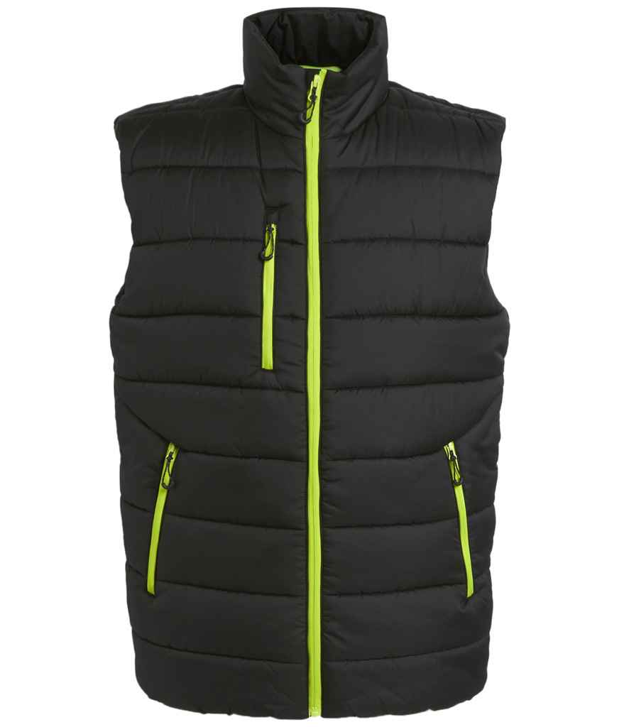Regatta Navigate Thermal Bodywarmer | Black/Lime Green - Regatta Professional Gilet - Lancashire Teamwear